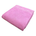 Roze frotirski prekrivač