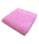 Roze frotirski prekrivač