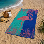 Flamingo peškir za plažu 86x160cm